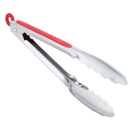 9" Colour Coded Tong - Red