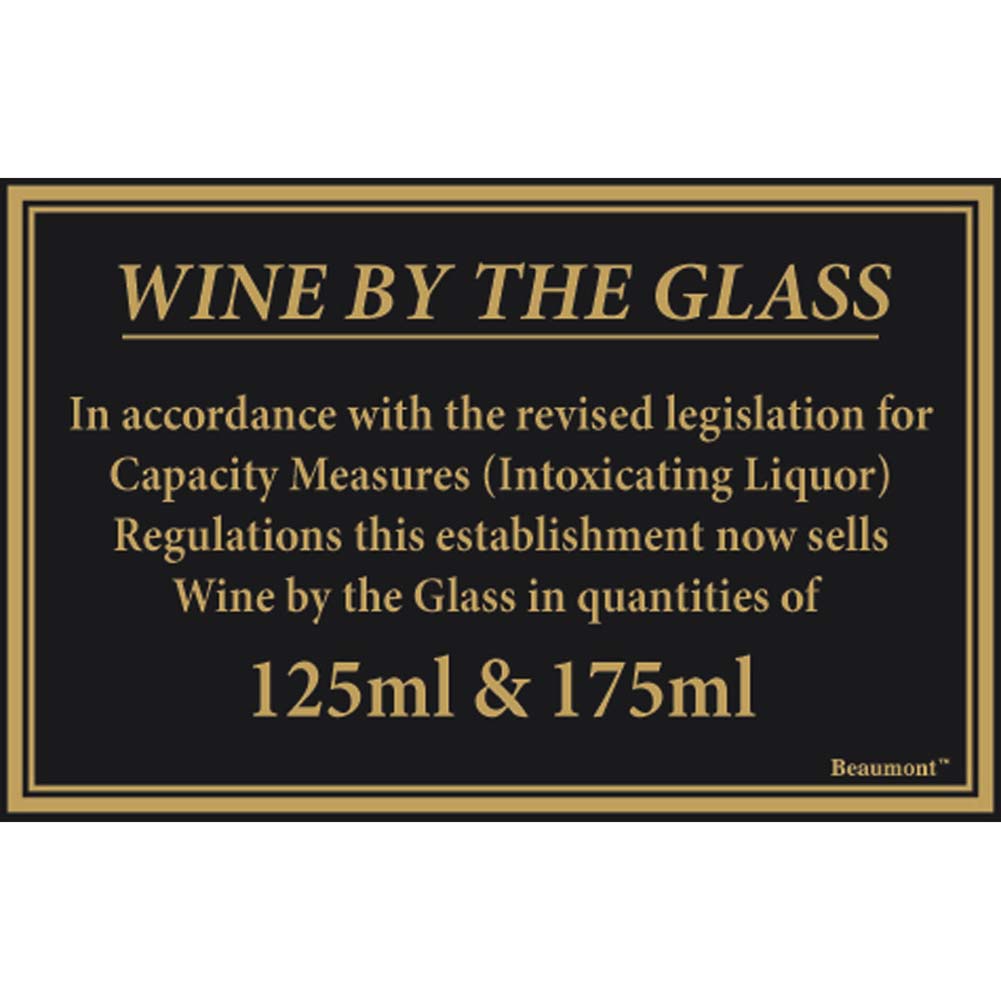 125ml & 175ml Law Sign