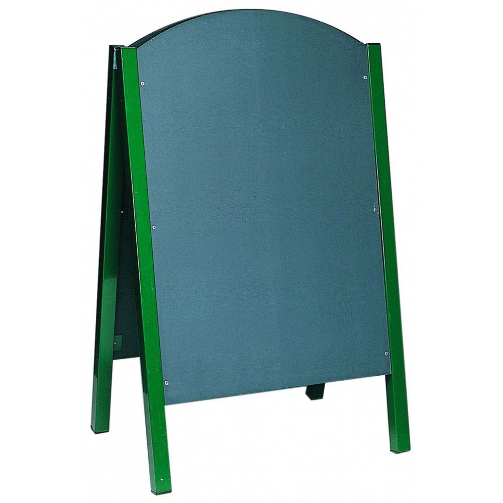 Green Metal Sided A Board H1100mm x W680mm