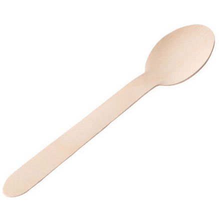 Birch Wood Spoon 6.25" 16cm