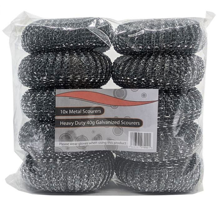 Galvanised Steel Scourers(LARGE) (10)