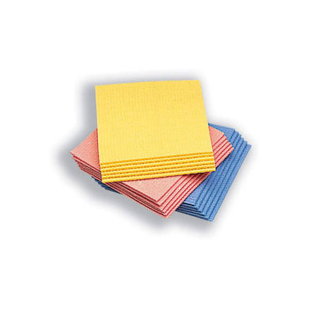 Spongee Cloths Assorted Colours Highly Absorbent (10)